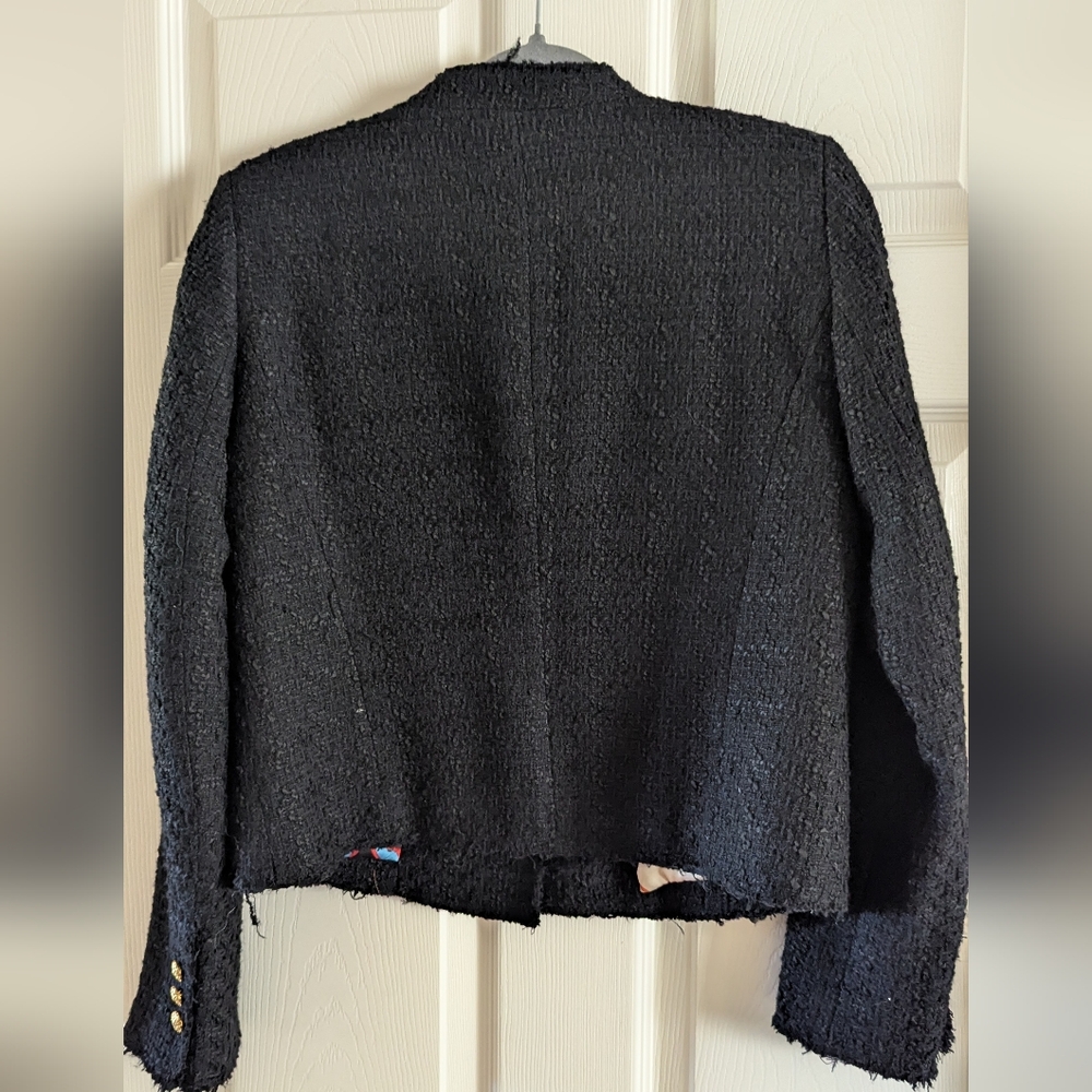 Crop Boucle Blazer - Picture 5 of 5